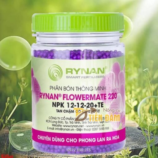 Phân bón dinh dưỡng tan chậm cho lan Ryman Flower 220  - T91
