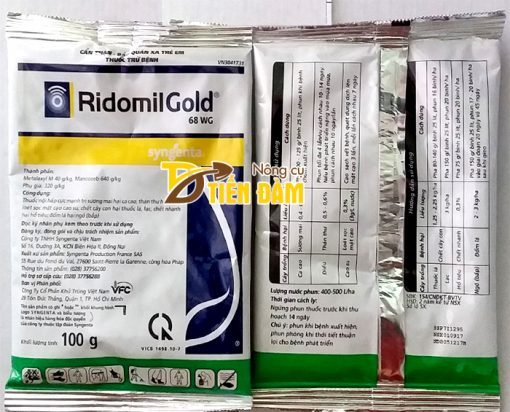 Thuốc trị bệnh thán thư , sương mai Ridomil Gold 68WG - T29