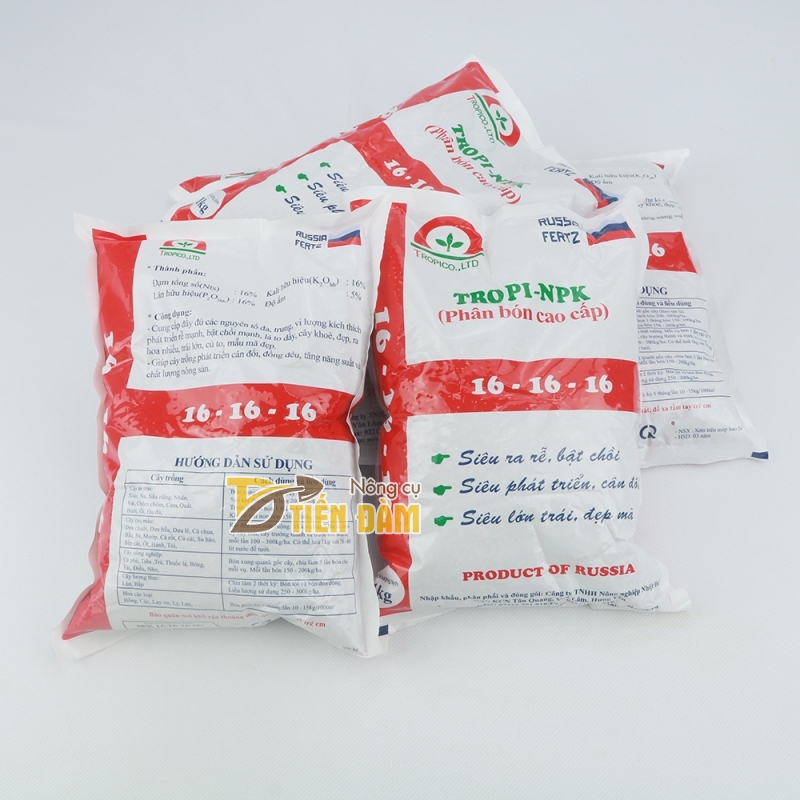 Phân bón gốc kích rễ, bật chồi mạnh Premium 16-16-16 TE - T77