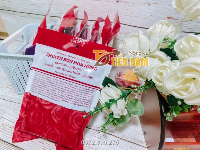 Nông Cụ Tiến Đàm phân phối phân chuyên bón cho hoa hồng chính hãng