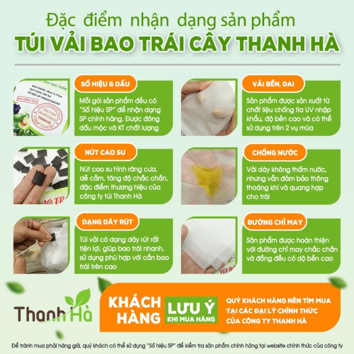 Các đặc điểm cơ bản để nhận dạng sản phẩm túi chính hãng