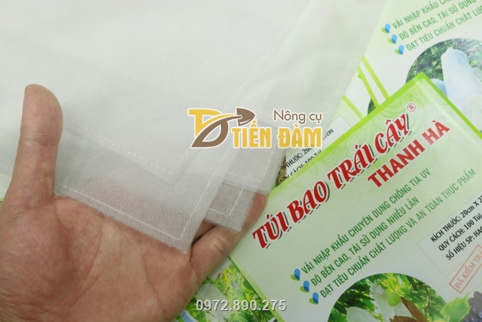Viền túi được may thủ công chắc chắn đảm bảo côn trùng không thể chui vào trong túi